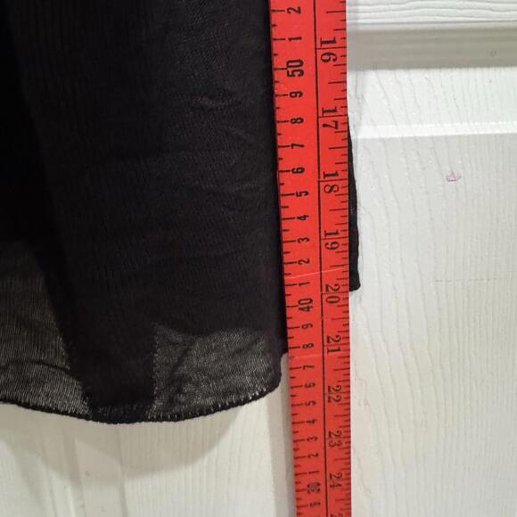 NWT Women’s Simply Vera Wand Cardigan Black 100% Rayon Size Large L sleeveless - Picture 9 of 10